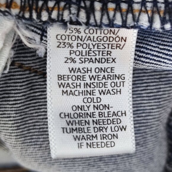 Ann Taylor LOFT jeans Modern Crop women's size 28/6 ink blue colour straight leg - Picture 7 of 14